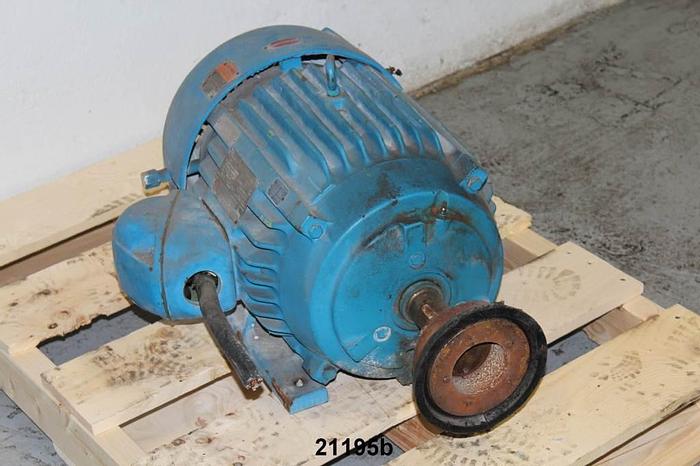 Used Us Electric 79698 Motor, 20 Hp, 1770 Rpm, 230-460 Volt, 256T Frame, 1.15 S.F. #21195