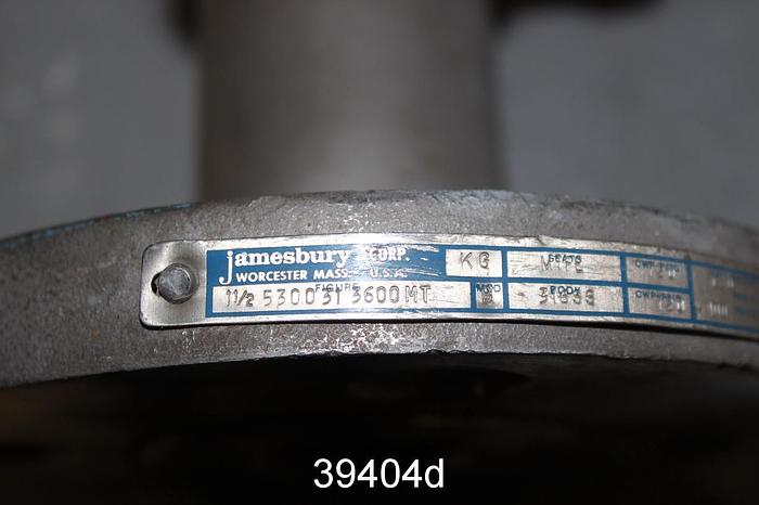 Used Neles Jamesbury 1.5" Manual Ball Valve, 1-1/2 5300 31 3600 MT #39404