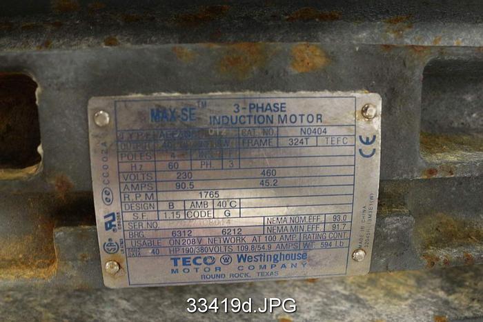 Used Rotojet Pump R11 2x2 High Pressure Pump #33419