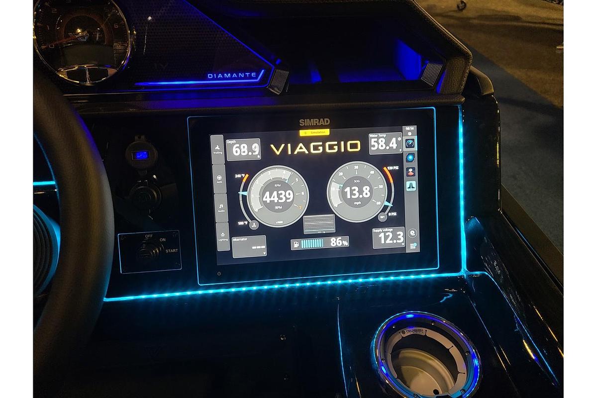 2026 Viaggio Diamante 24Q Tritoon W/ A 350HP Suzuki Motor