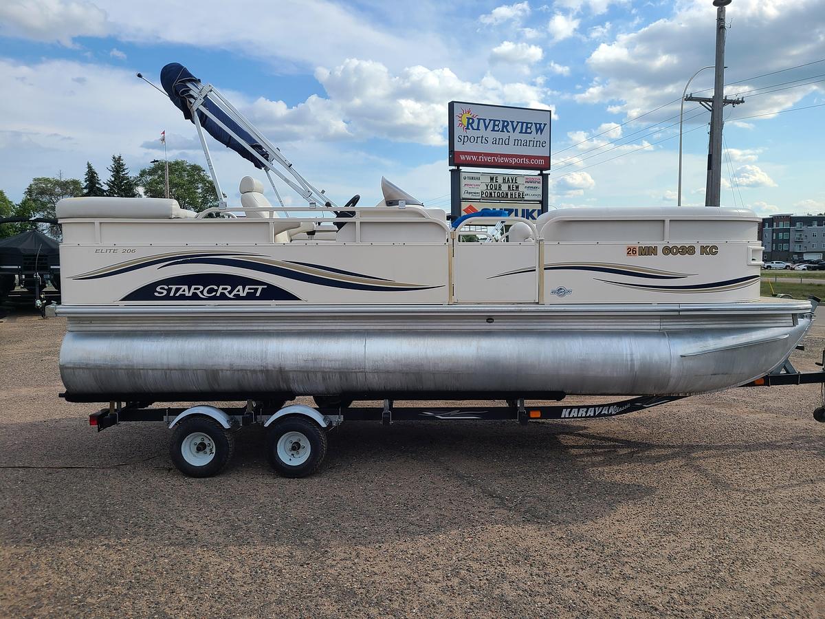 Used 2005 Starcraft Elite 206 With A 50HP Honda Motor & Bunk Trailer
