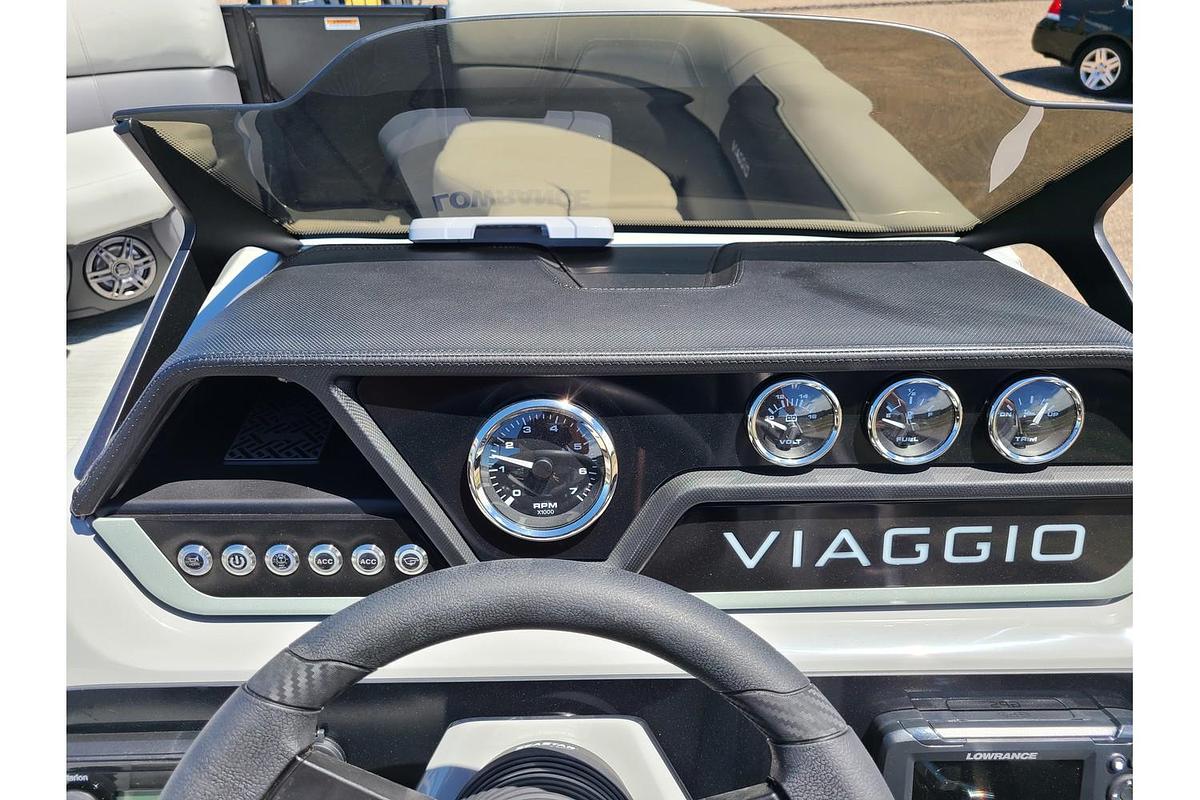 2024 Viaggio Lago V20C Tritoon With A 150HP Suzuki Motor