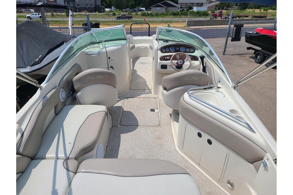 Used 2003 Sea Ray 240 Sundeck With A Mercruiser 350 MAG MPI & Trailer