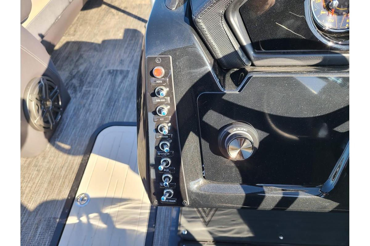 2024 Viaggio Lago Z 24S Tritoon With A 200HP Suzuki Motor & Yacht Club Trailer