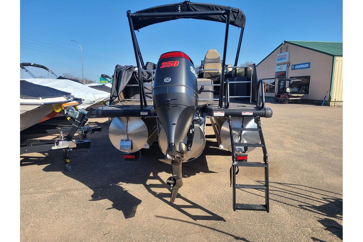 2024 Viaggio Lago Z 24S Tritoon With A 200HP Suzuki Motor & Yacht Club Trailer