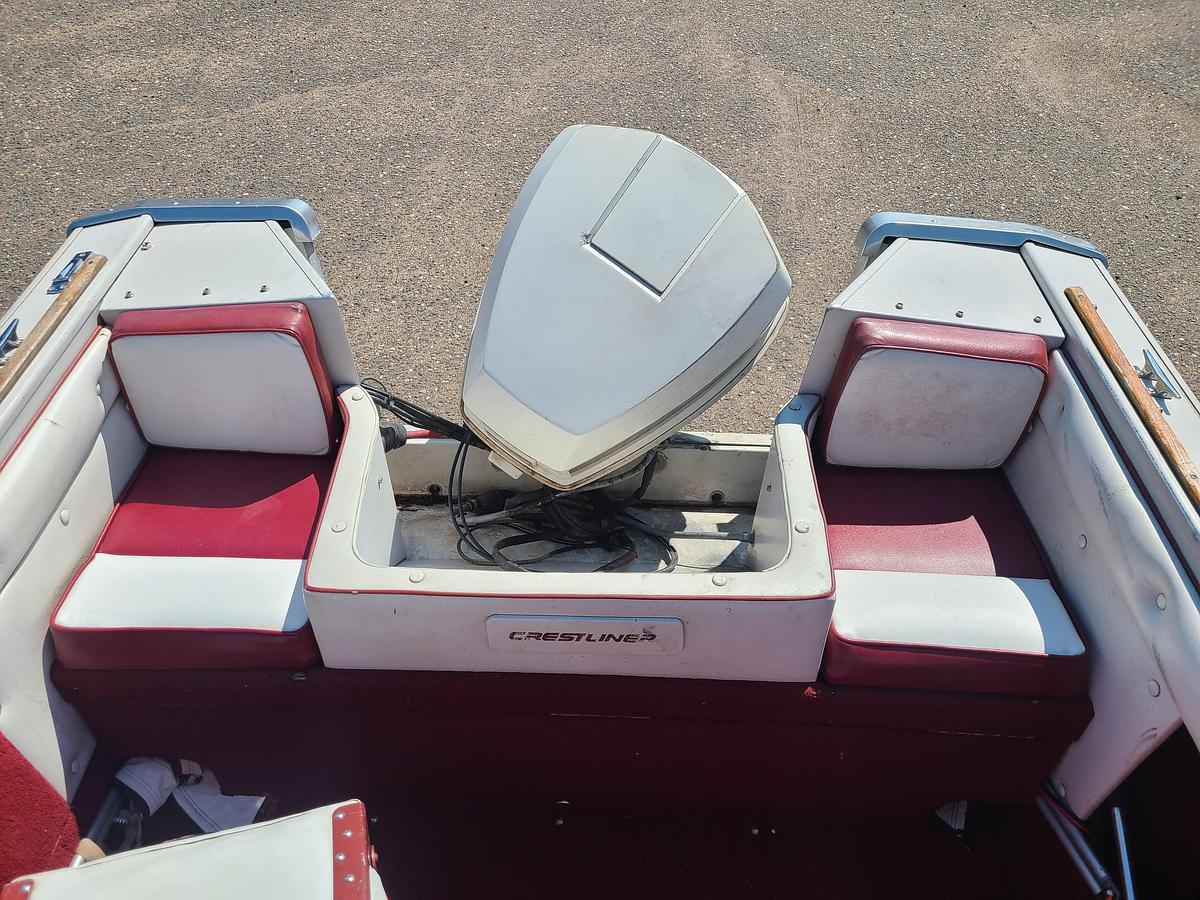 Used 1990 Crestliner 1600 W/ A 90HP Johnson Motor & Trailer