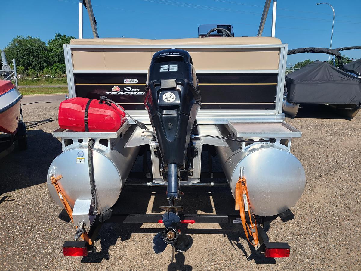Used 2020 Sun Tracker Bass Buggy 16 DLX With A 25HP Mercury Motor & Trailer