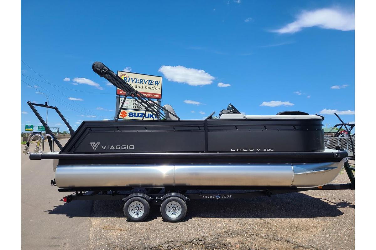 2024 Viaggio Lago V20C Tritoon With A 150HP Suzuki Motor