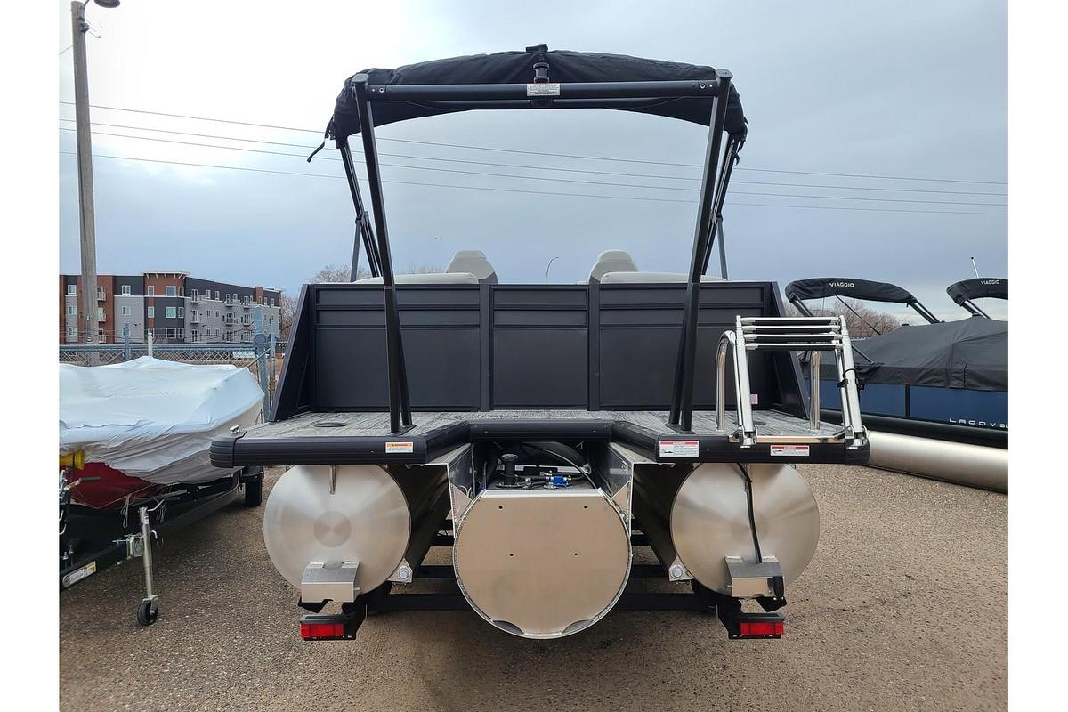 2025 Viaggio Lago X22U Tritoon With A 150HP Suzuki Motor & Yacht Club Trailer