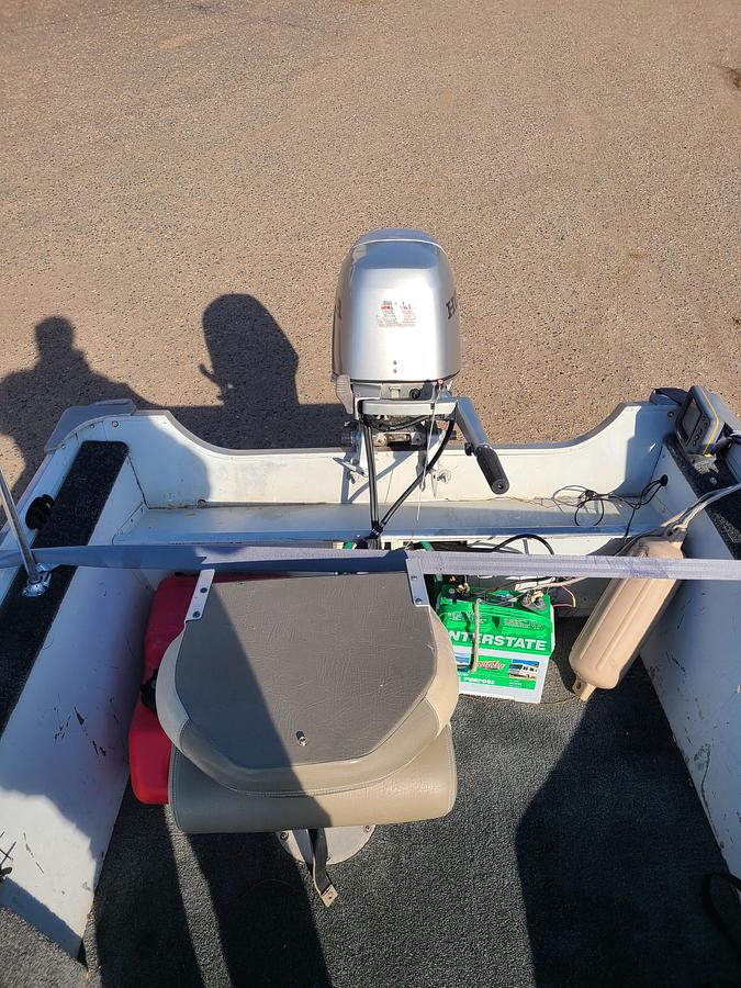 Used 1989 Sylvan Sea Monster W/ 25HP Honda 4-Stroke