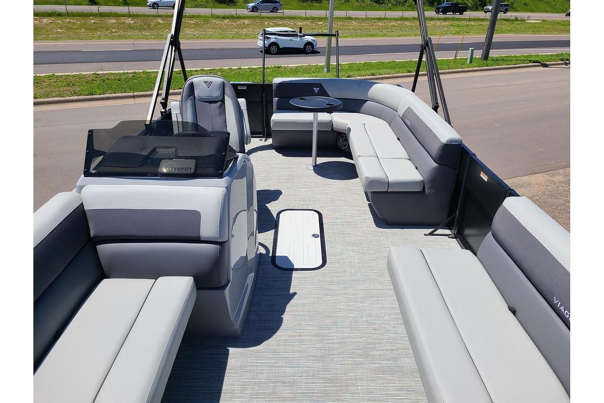 2024 Viaggio Lago V20C Tritoon With A 150HP Suzuki Motor