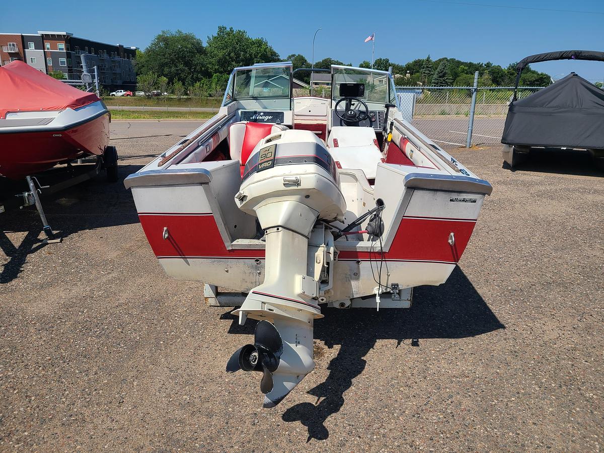 Used 1990 Crestliner 1600 W/ A 90HP Johnson Motor & Trailer
