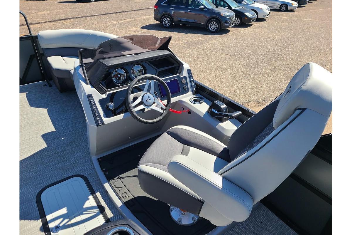 2025 Viaggio Lago Z22Q Tritoon W/ 150HP Suzuki Motor & Yacht Club Deluxe Bunk Trailer