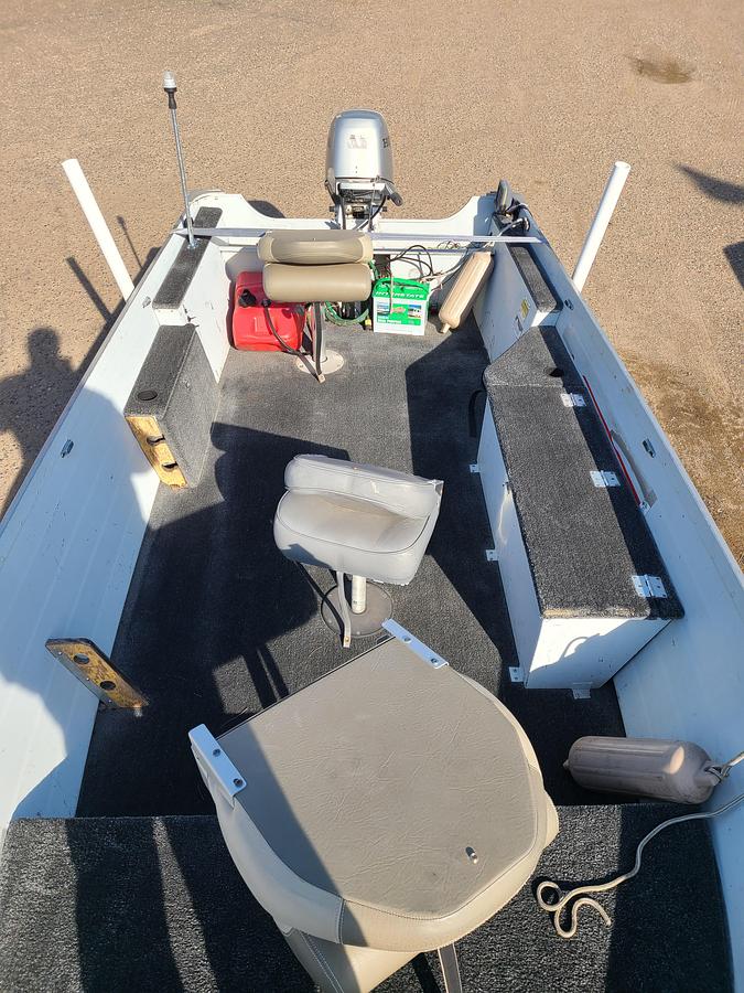 Used 1989 Sylvan Sea Monster W/ 25HP Honda 4-Stroke