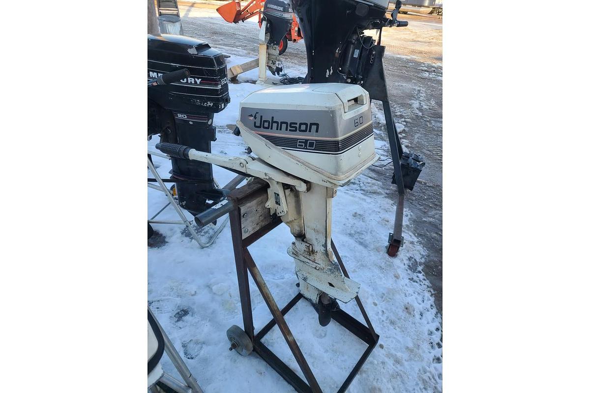 Used 1987 Johnson 6HP Tiller