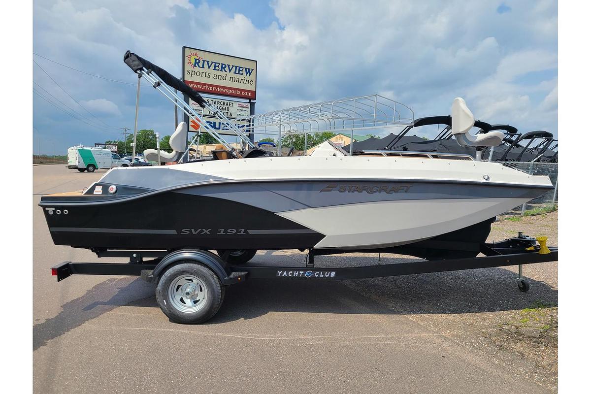 2025 Starcraft SVX 191 Deck Boat W/ A 150HP Suzuki & Trailer
