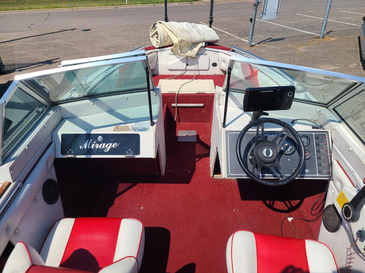 Used 1990 Crestliner 1600 W/ A 90HP Johnson Motor & Trailer