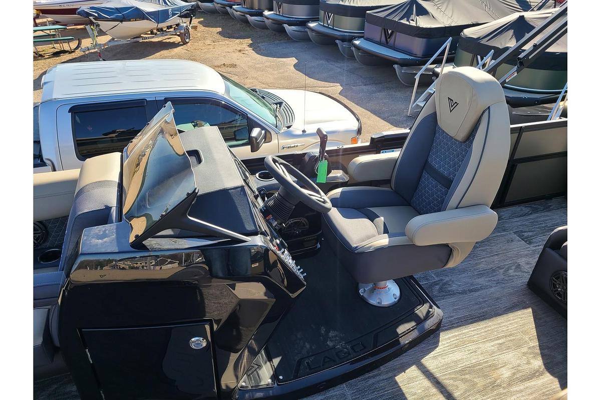 2024 Viaggio Lago Z 24S Tritoon With A 200HP Suzuki Motor & Yacht Club Trailer
