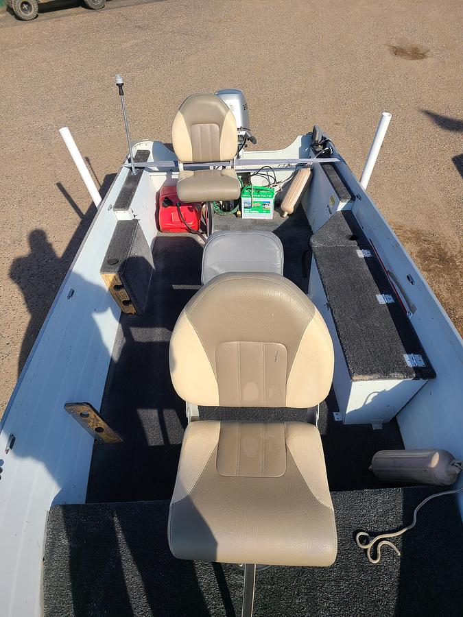 Used 1989 Sylvan Sea Monster W/ 25HP Honda 4-Stroke