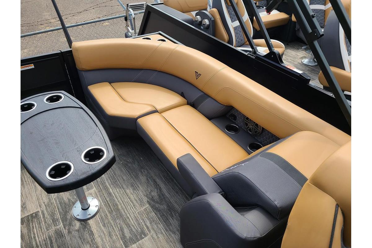 2025 Viaggio Lago Z24U Tritoon With A 200HP Suzuki Motor & Yacht Club Trailer