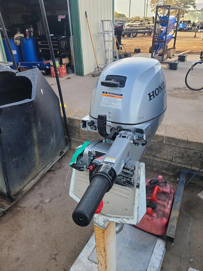 Used 2019 Honda Marine 15HP Short Shaft Tiller