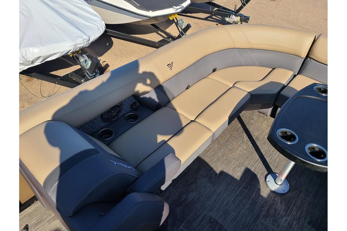 2024 Viaggio Lago Z 24S Tritoon With A 200HP Suzuki Motor & Yacht Club Trailer