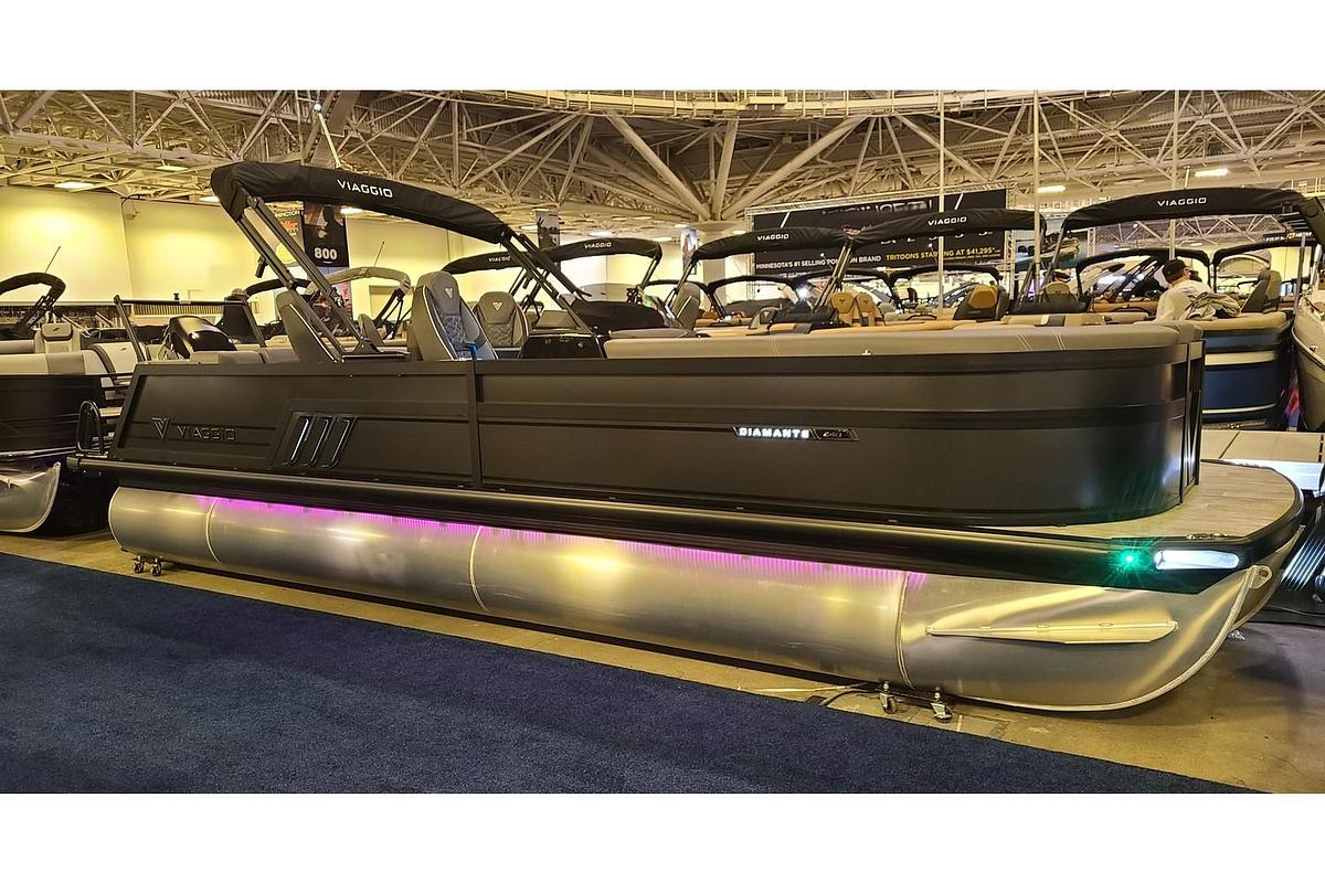 2026 Viaggio Diamante 24Q Tritoon W/ A 350HP Suzuki Motor