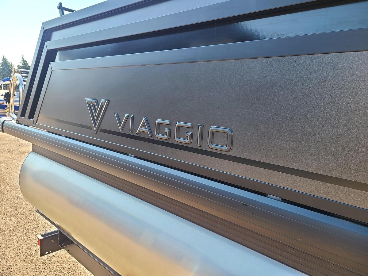 2026 Viaggio Lago X22Q Tritoon With A 200HP Suzuki Stealth Motor