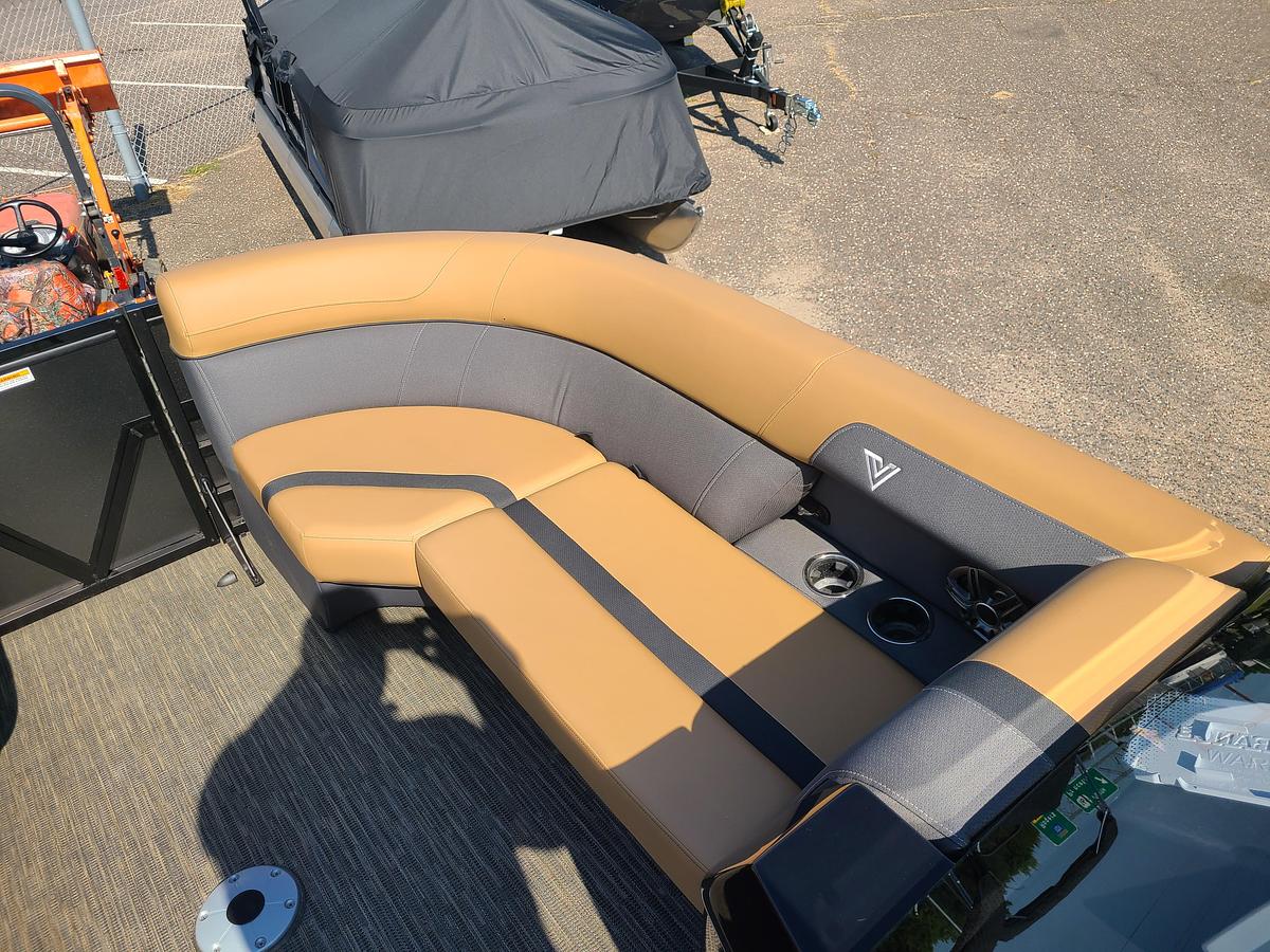 2026 Viaggio Lago X22Q Tritoon With A 200HP Suzuki Stealth Motor