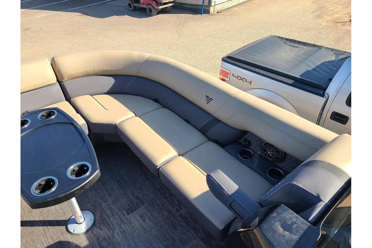 2024 Viaggio Lago Z 24S Tritoon With A 200HP Suzuki Motor & Yacht Club Trailer