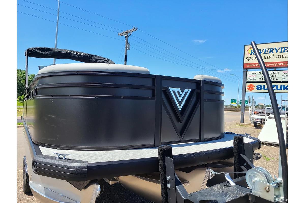 2024 Viaggio Lago V20C Tritoon With A 150HP Suzuki Motor