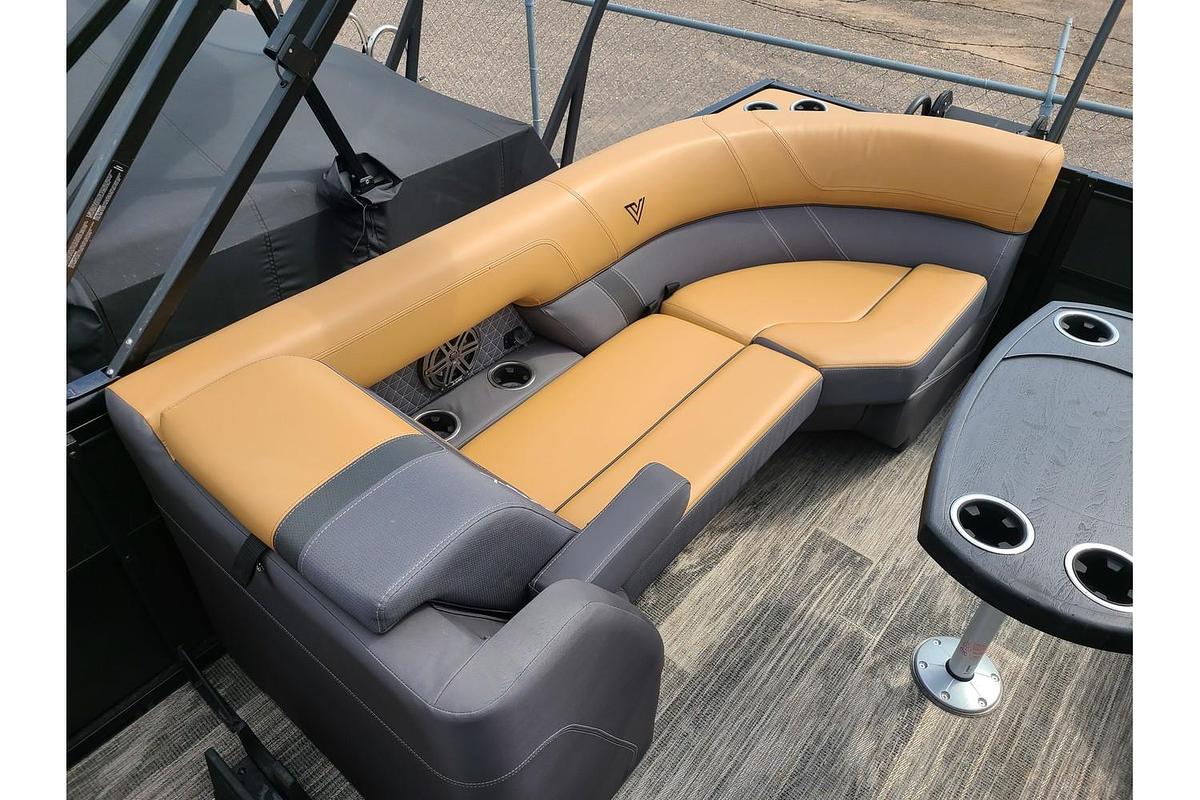 2025 Viaggio Lago Z24U Tritoon With A 200HP Suzuki Motor & Yacht Club Trailer