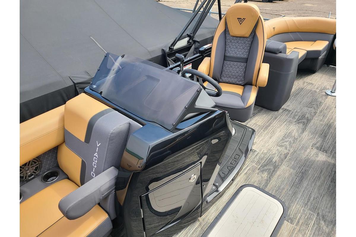 2025 Viaggio Lago Z24U Tritoon With A 200HP Suzuki Motor & Yacht Club Trailer