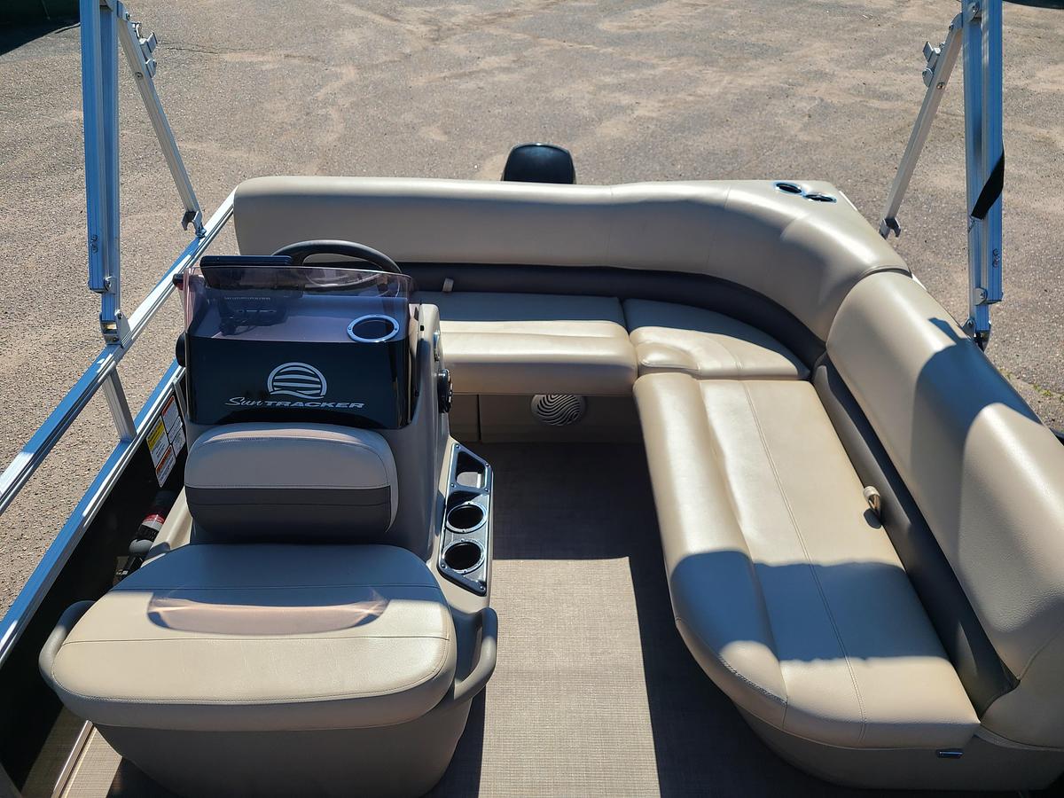 Used 2020 Sun Tracker Bass Buggy 16 DLX With A 25HP Mercury Motor & Trailer