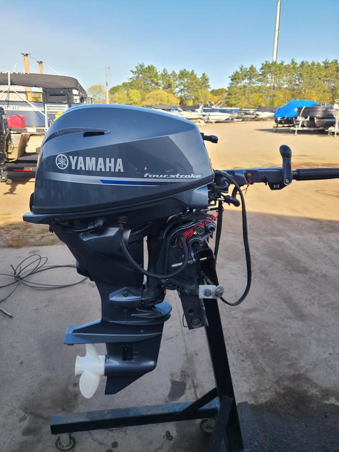 Used 2024 Yamaha 25HP Short Shaft Tiller