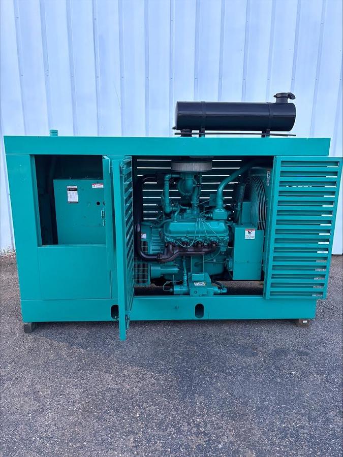 Used Cummins Onan 80ENAD 80 Kw Natural Gas & Propane Standby Generator 633 HRS