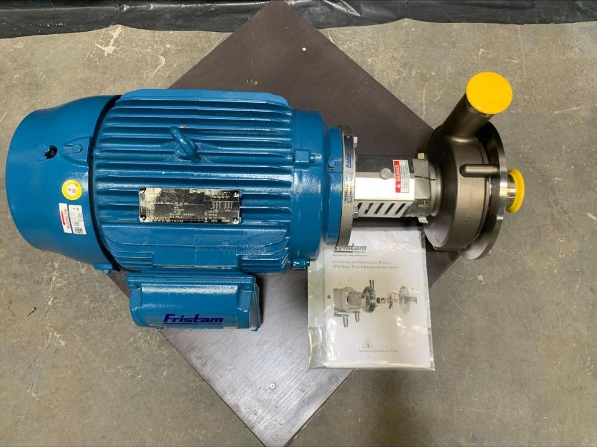 NEW 2022 Fristam 20 Hp Stainless Steel Sanitary Centrifugal Pump FPR3532 175