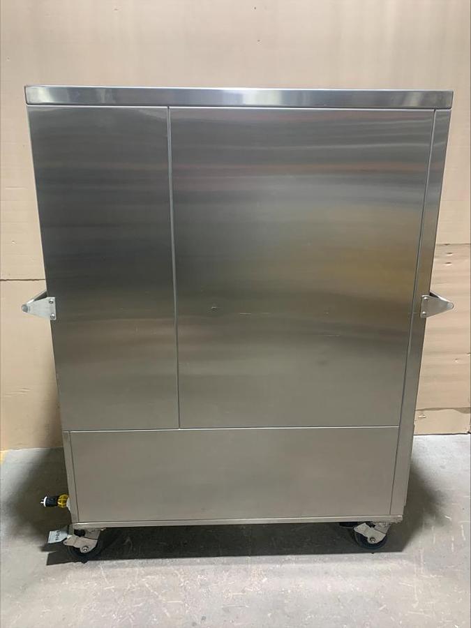 Used Atmos Tech Industries Cross Flow Lab Cabinet Cleanroom Portable Transport Cart