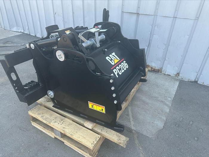 Used 2011 Caterpillar Cat PC206 24" skid steer asphalt planer milling attachment 5 Line