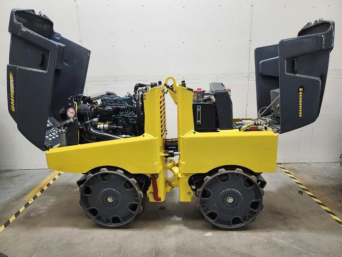 Used 2015 Bomag BMP 8500 Wireless Trench Compactor Vibratory Diesel Roller Wacker 722 Hr