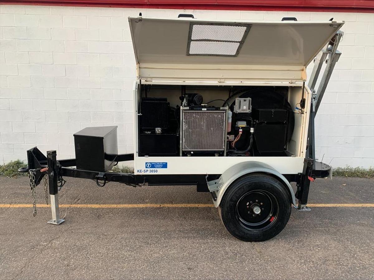 Used Thaler KE-SP3050 Underground Cable Puller 11,000 Lb Capacity 130 Hours!!! Remote/Printer