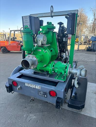 Used 2019 Atlas Copco PAS 100 HF YD 4" Diesel Towable Water Dewatering Pump 847 Hours