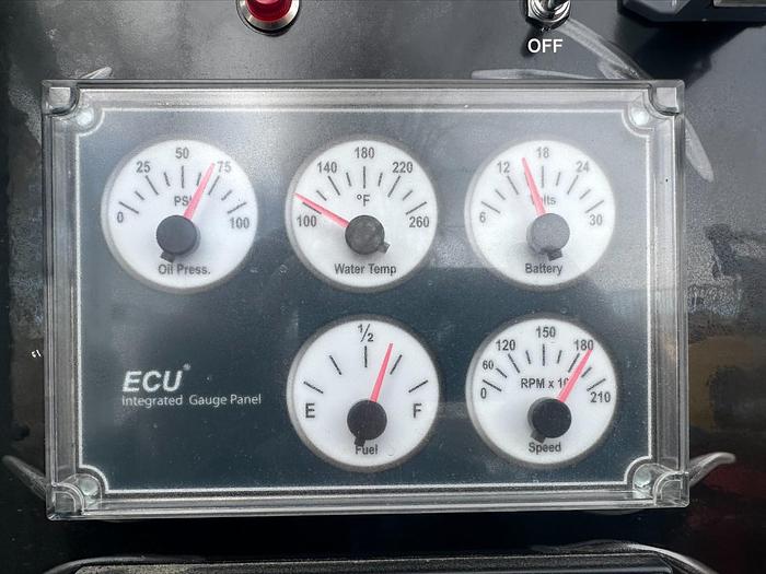 Used MQ MultiQuip WhisperWatt 70 KVA 56 Kw towable generator DCA-70SSIU4F 5259 HRS