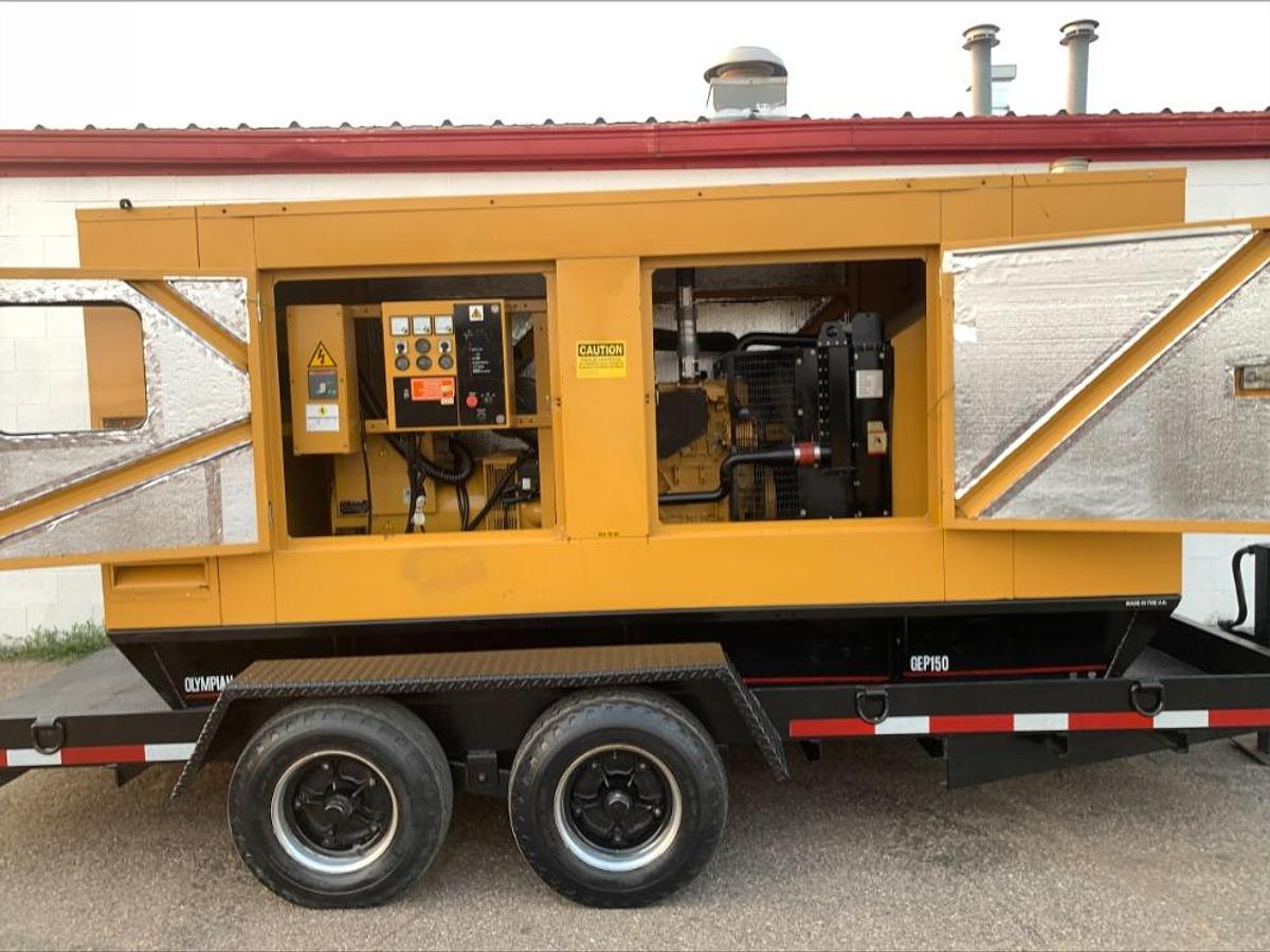 Used Cat Caterpillar Olympian GEP150 120 Kw Standby/Prime Diesel Generator