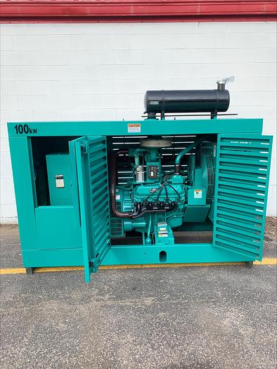 Used Cummins Onan ENBA 100 Kw LP/NG Natural Gas or Propane Standby Generator 1 & 3 ph
