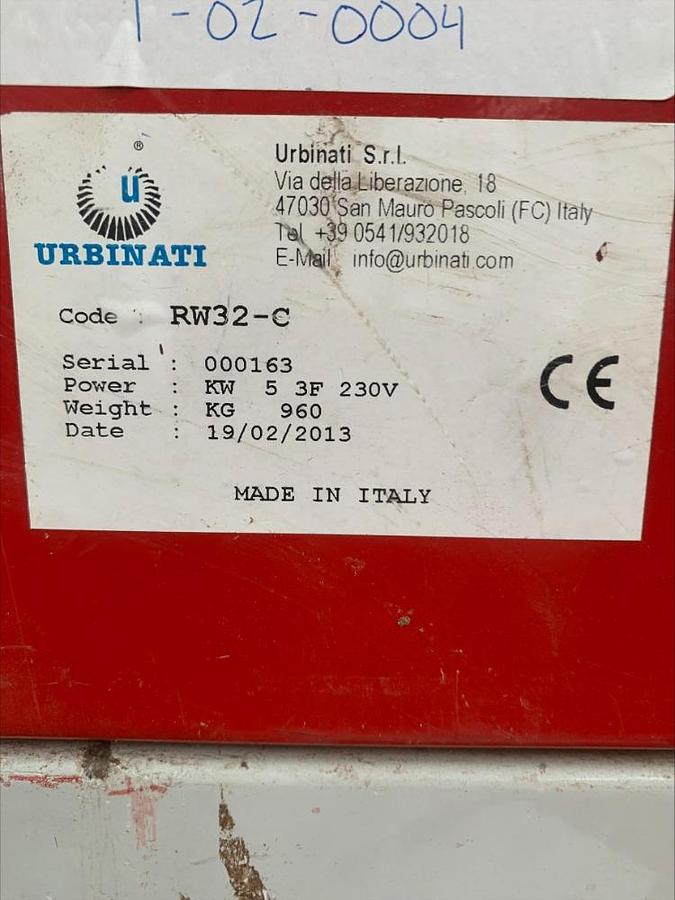 Used Urbinati RW32 Transplanter 4 Seedlings Robotic Programmable Transplanting 40K per Hr