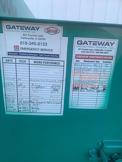 Used Cummins Onan ENBA 100 Kw LP/NG Natural Gas or Propane Standby Generator 1 & 3 phase