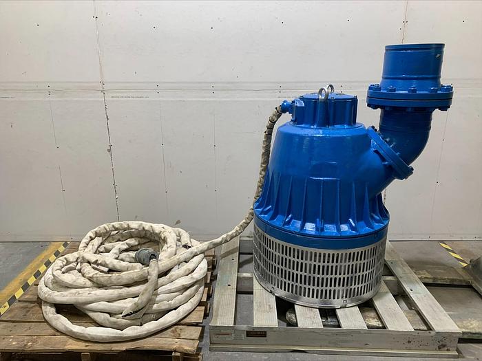 Used Sulzer J604 ND 10" Submersible Water Drainage Dewatering Pump Electric 480v 3 PH