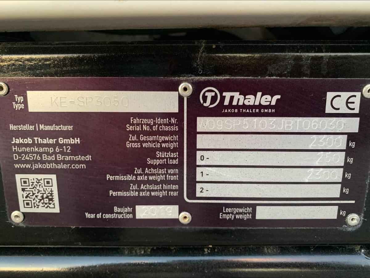 Used Thaler KE-SP3050 Underground Cable Puller 11,000 Lb Capacity 130 Hours!!! Remote/Printer