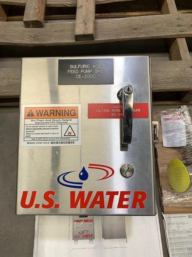Used New US Water Chemical Feed Pump Skid Multi-Valve Filtration System Irrigation